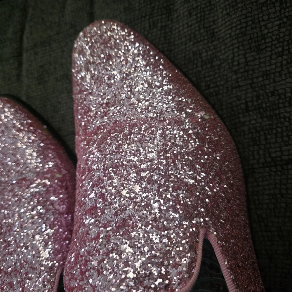 Enzo Romeo | Pink Glitter Loafers Men's Size 14